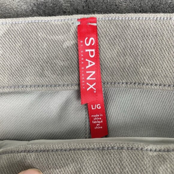 Spanx Jeggings Grey Camo Prink Skinny Pull On Size l Large - Picture 4 of 8